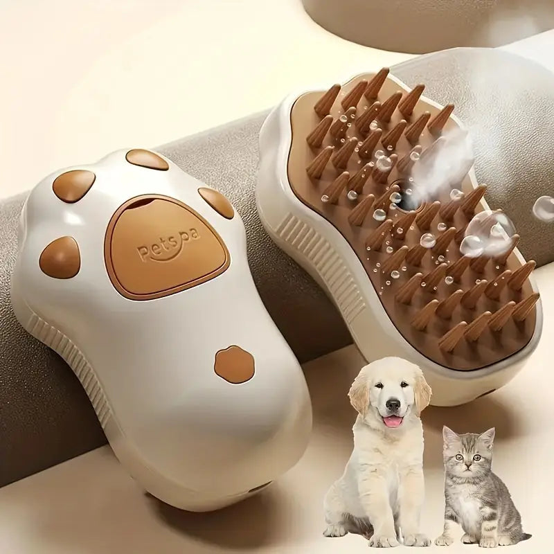 3 in 1 Steamy dog/cat brush?