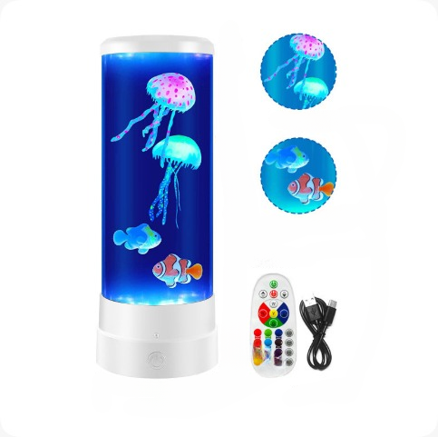 Children Night lamp, jellyfish lamp USB powered